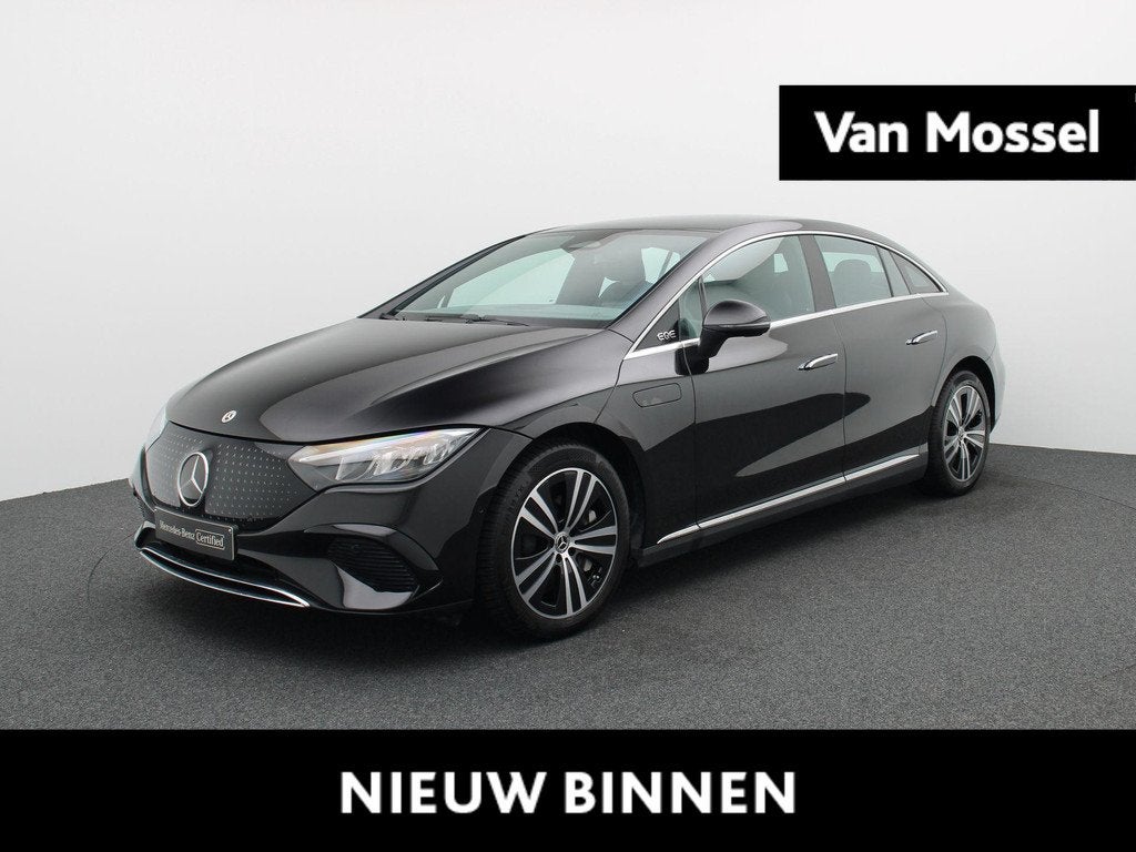 Mercedes-Benz EQE 350+ Business Line + LEDER + CARPLAY +, Automaat, Achterwielaandrijving, 2255 kg, Zwart