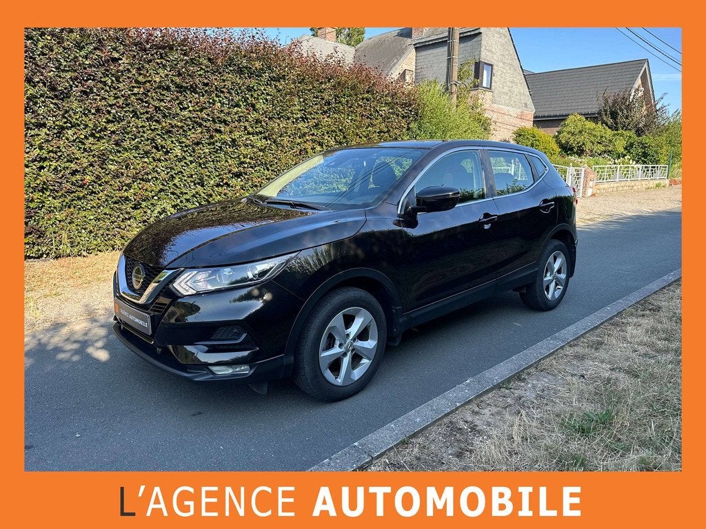 Nissan QASHQAI 1.3 DIG-T DCT - GARANTIE 12M - 3a (bj 2020), Auto's, Stof, Gebruikt, 159 pk, Zwart