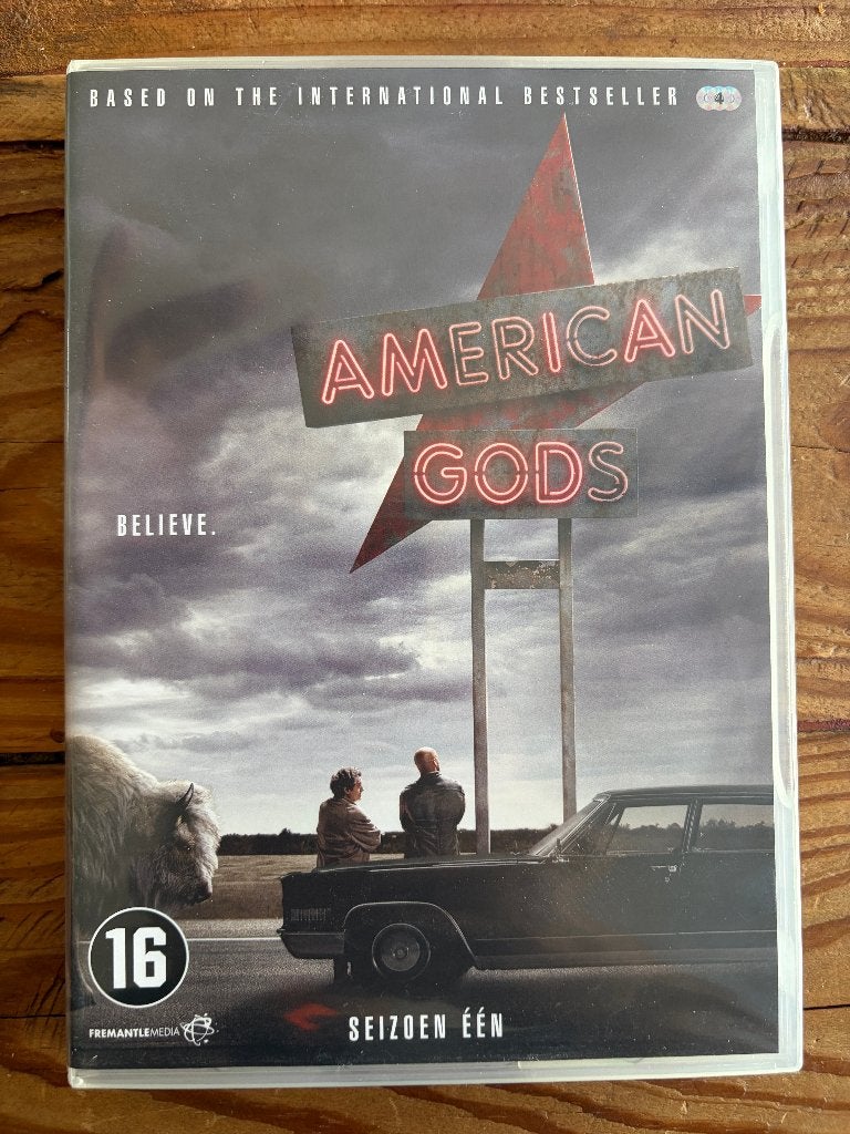 DVD - American Gods (season 1), CD & DVD, DVD | Science-Fiction & Fantasy, Enlèvement ou Envoi, Fantasy, Comme neuf, Matériel bonus
