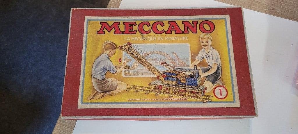 oude meccano bouwdoos (16iv297), Antiek en Kunst, Ophalen of Verzenden
