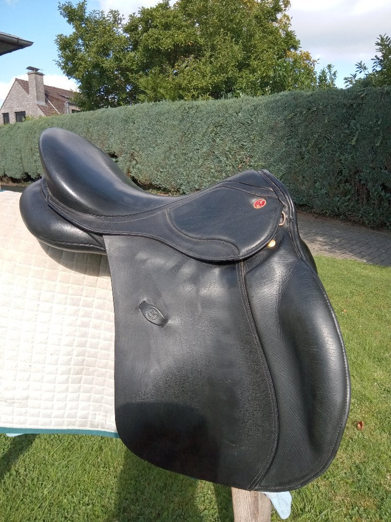 PAARD, PONY , zadel als nieuw ,showroommodel, Enlèvement ou Envoi, Dressage, Comme neuf, Poney