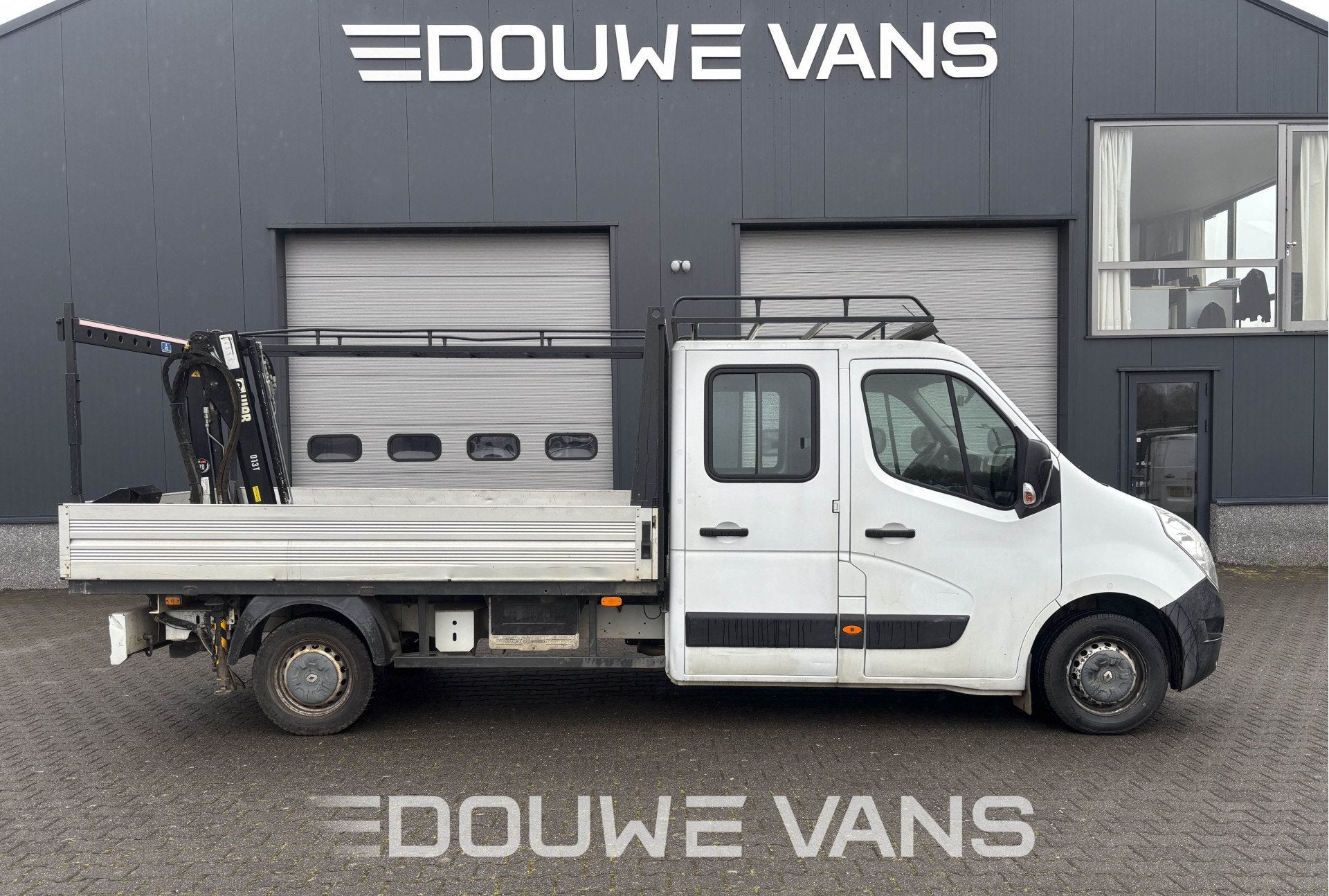 Renault Master Dubbel Cabine Hiab Laadkraan Imperiaal Trekha, Autos, Achat, 207 g/km, Entreprise, 7 places