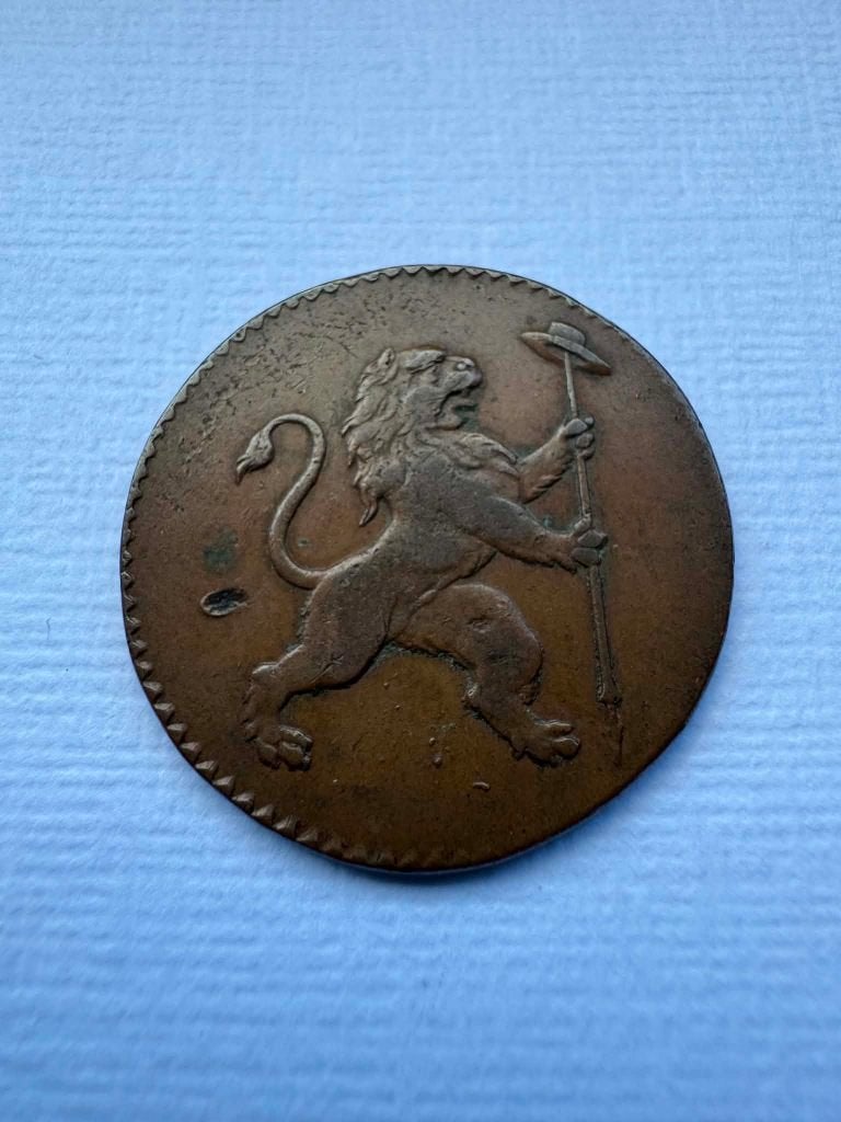 Belgische staten - 2 liards/oorden 1790 (Zeldzaam), Postzegels en Munten, Munten | België, Ophalen of Verzenden, Overig, Losse munt