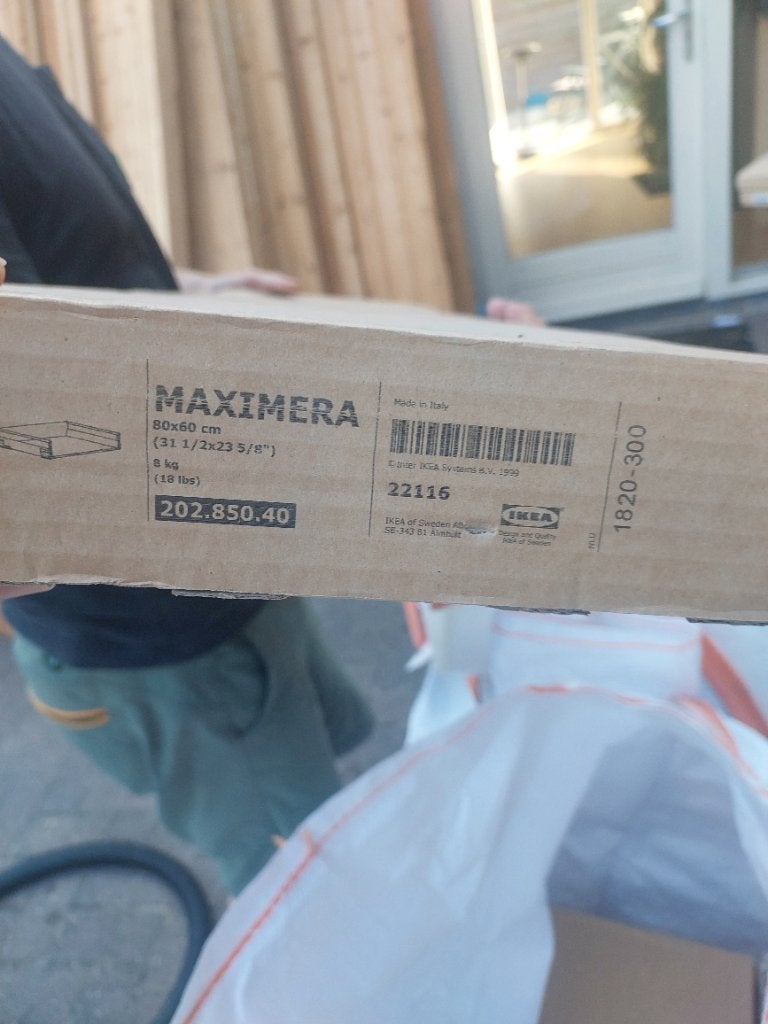 Ikea kastdeuren en lades, Ophalen, Nieuw, Wit