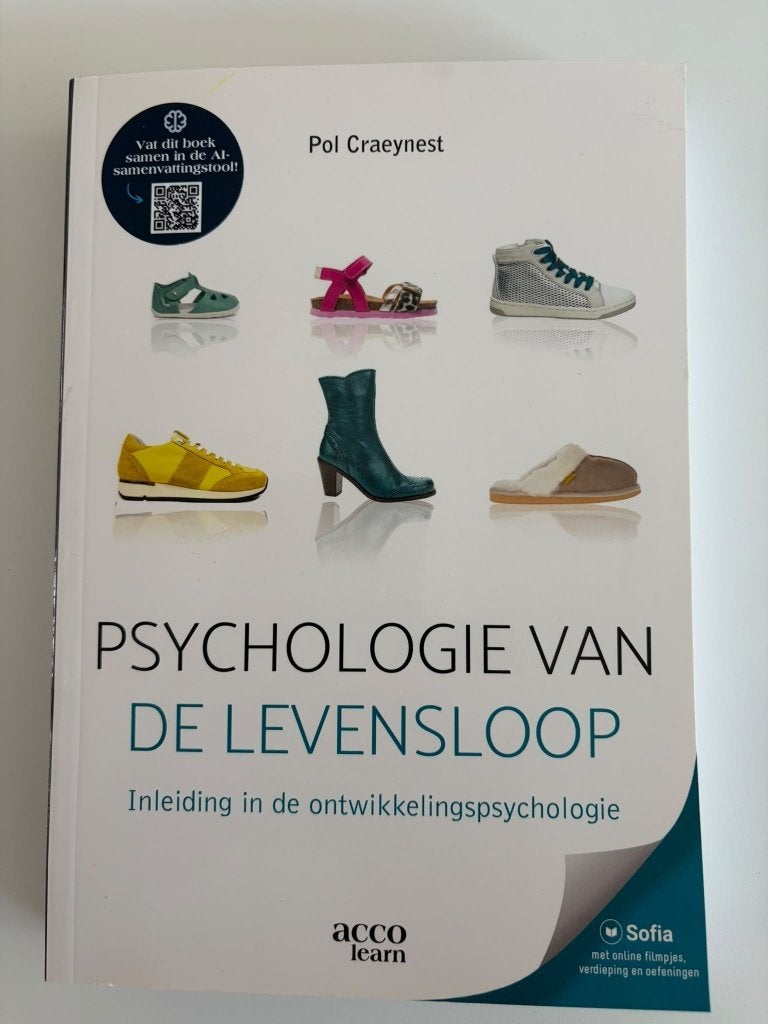 Psychologie van de levensloop, Enlèvement ou Envoi, Comme neuf, Enseignement supérieur, Miet Craeynest; Pol Craeynest