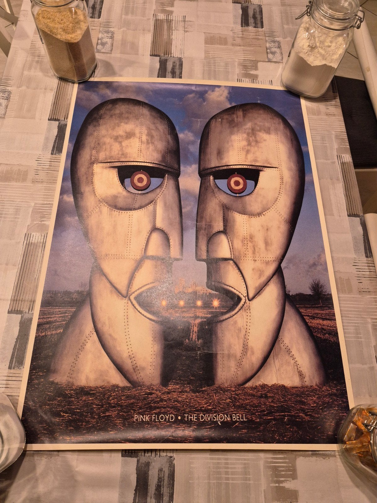 Vintage platenzaak poster Pink Floyd / Division Bell 1994, Ophalen of Verzenden