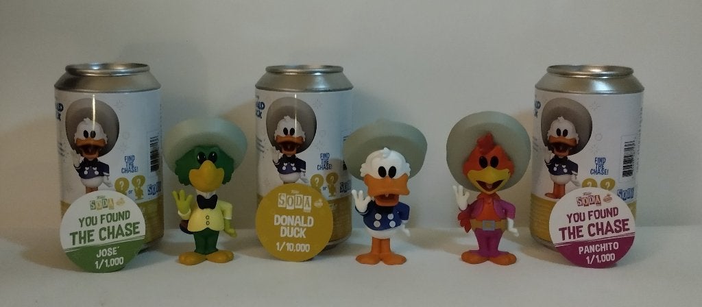 Funko Soda Donald Duck Set van 3 Compleet, Verzamelen, Disney, Ophalen of Verzenden, Donald Duck, Nieuw, Beeldje of Figuurtje