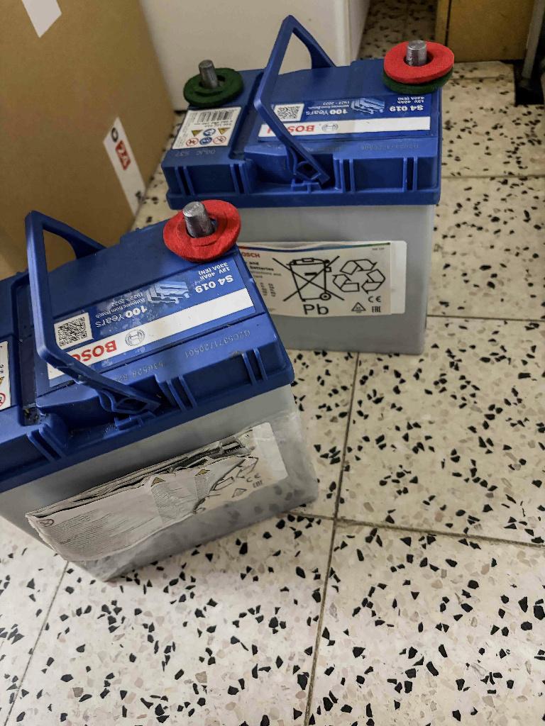 1 Bosch Auto Batterij 12V S4 019 - 10 maanden oud, Auto-onderdelen, Ophalen of Verzenden, Gebruikt