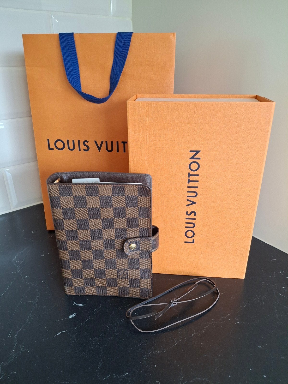 LV agenda damier + vulling 2027, Handtassen en Accessoires, Ophalen