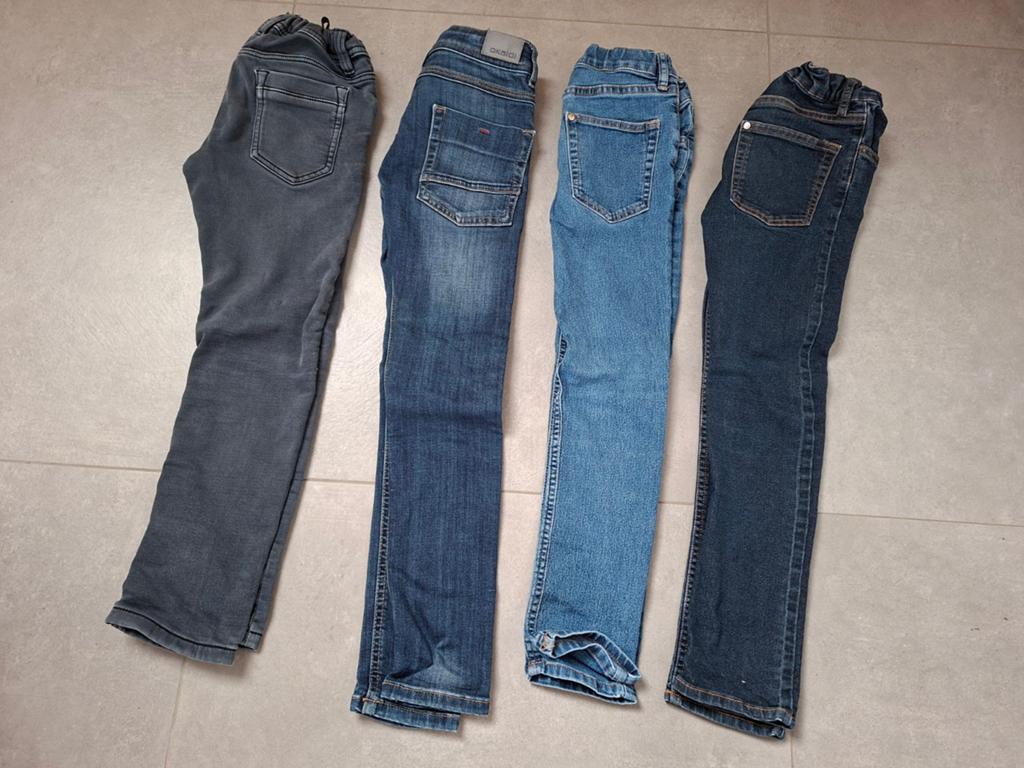 Pakket jeans maat 128, Kinderen en Baby's, Kinderkleding | Maat 128, Ophalen of Verzenden, Jongen, Broek