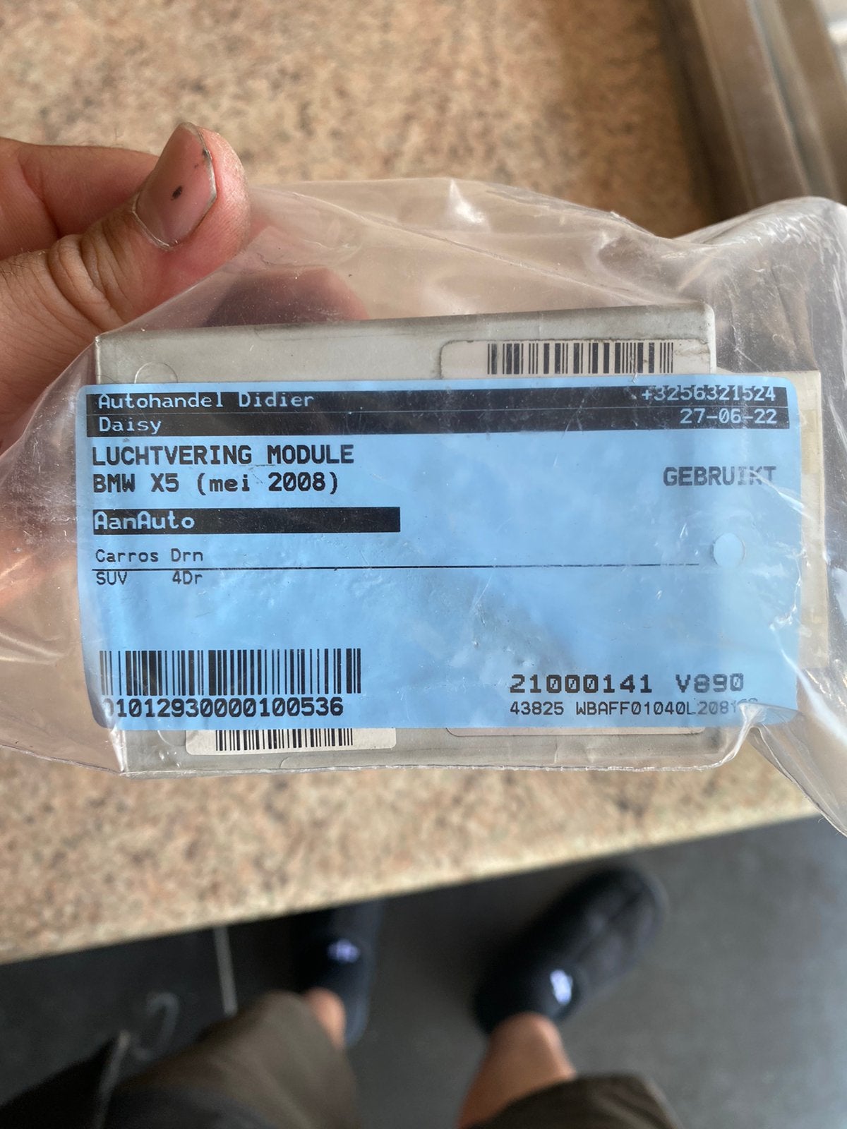 Module luchtvering bmw x5, Auto-onderdelen, Ophalen, BMW