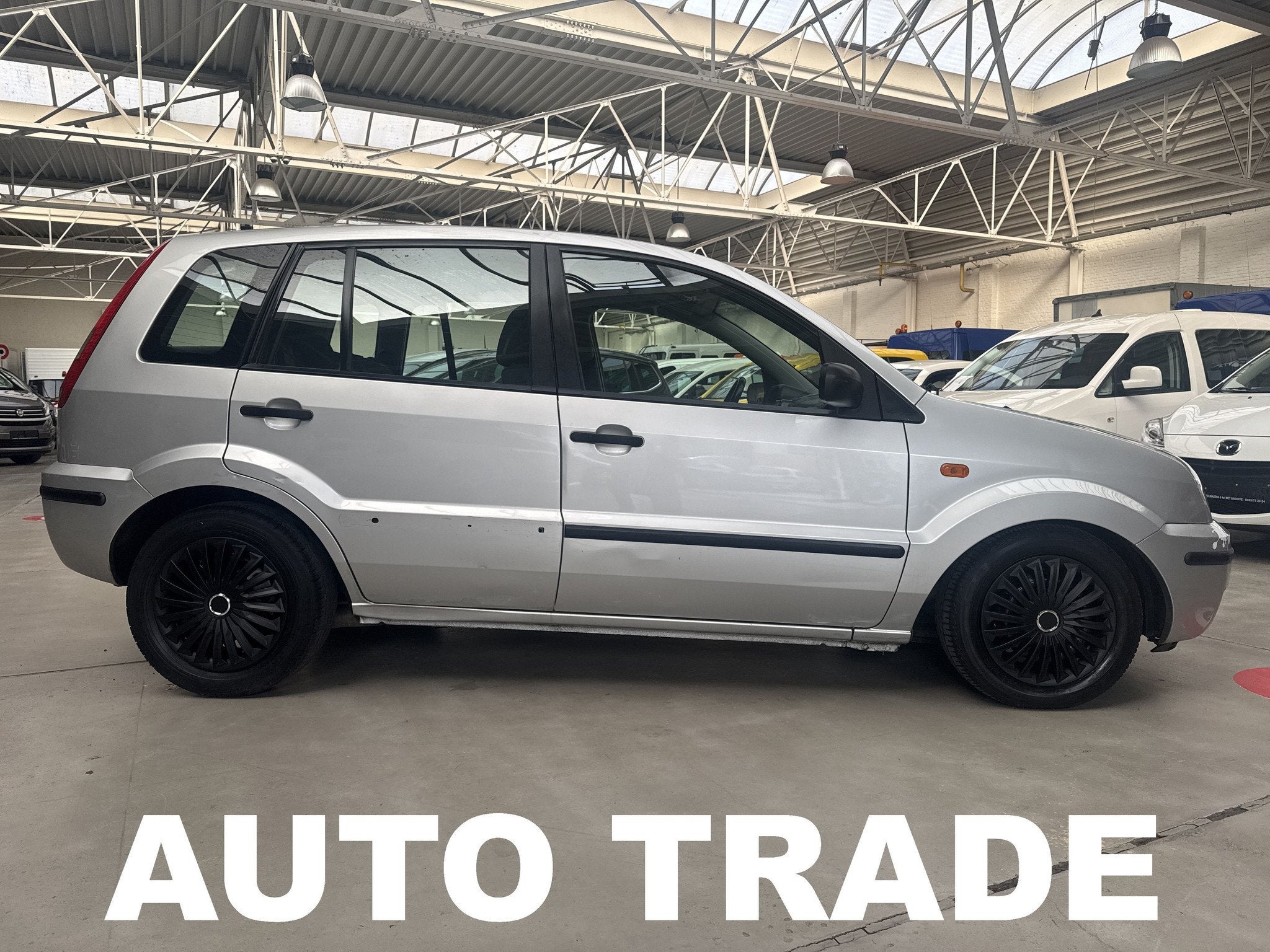 Ford Fusion 1.6 Diesel | 1j garantie | Keuring | Carpass, Autos, Ford, Argent ou Gris, 90 ch, Boîte manuelle, Noir