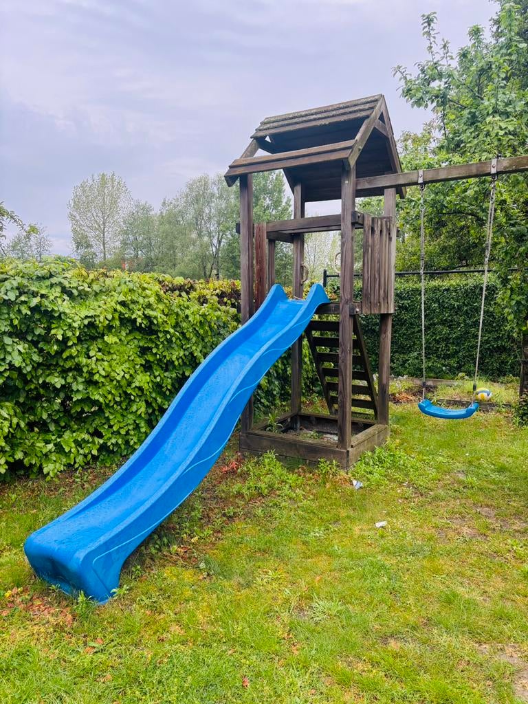 Speelhuisje Wickey, Enfants & Bébés, Jouets | Extérieur | Aires de jeux, Enlèvement, Utilisé, Bac à sable