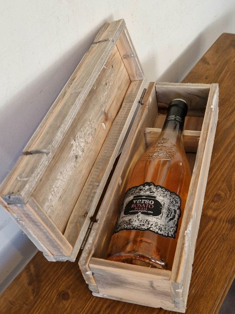 Wijnkist Cadeautip Nieuw, Ophalen, Nieuw, Kan