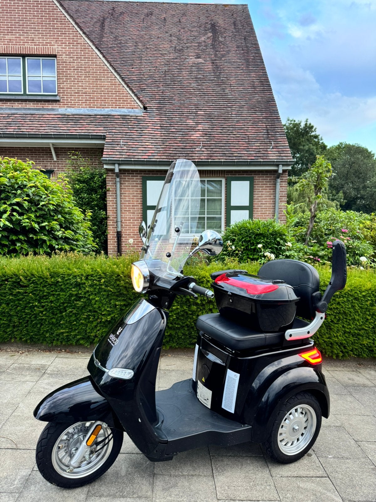 Scootmobiel Veleco CRISTAL – 3wiel elektrische scooter, Ophalen of Verzenden, Inklapbaar, Zo goed als nieuw, Elektrische rolstoel