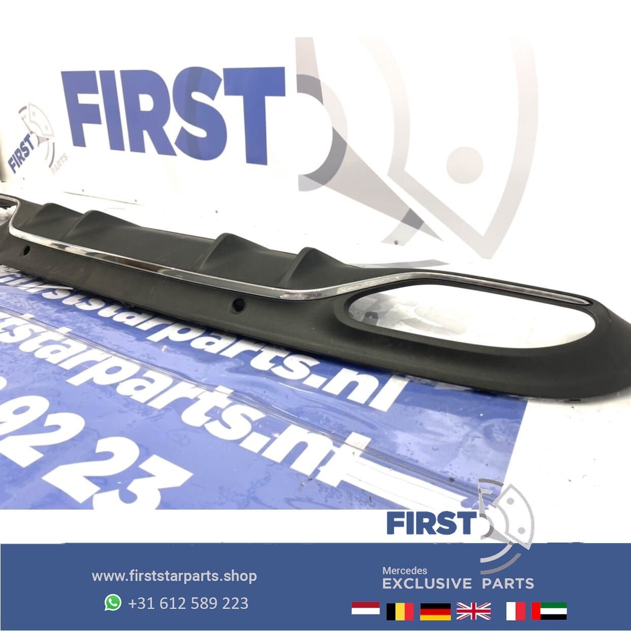 W205 S205 FACELIFT ACHTERBUMPER SPOILER Mercedes C Klasse 20, Auto-onderdelen, Gebruikt, -, Ophalen of Verzenden, -
