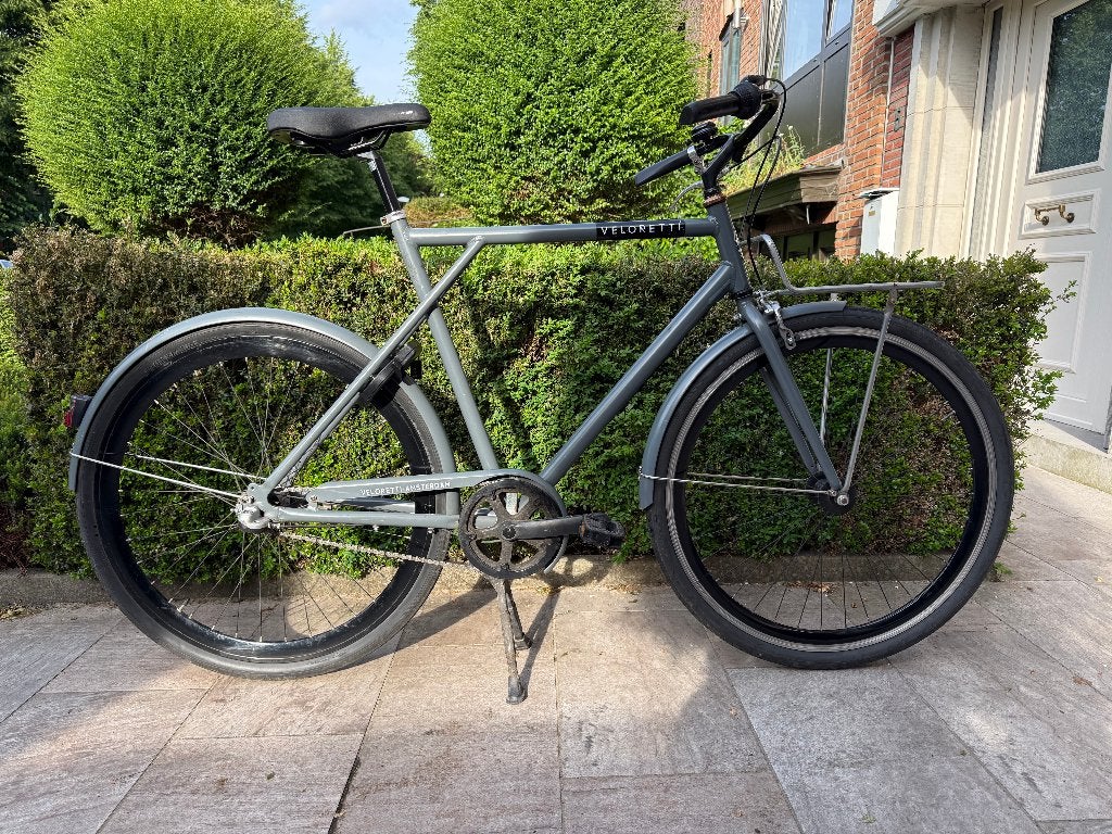 Veloretti Caféracer Gun Metal Grey , Autres marques, Vitesses, Frein à rétropédalage, 57 à 61 cm