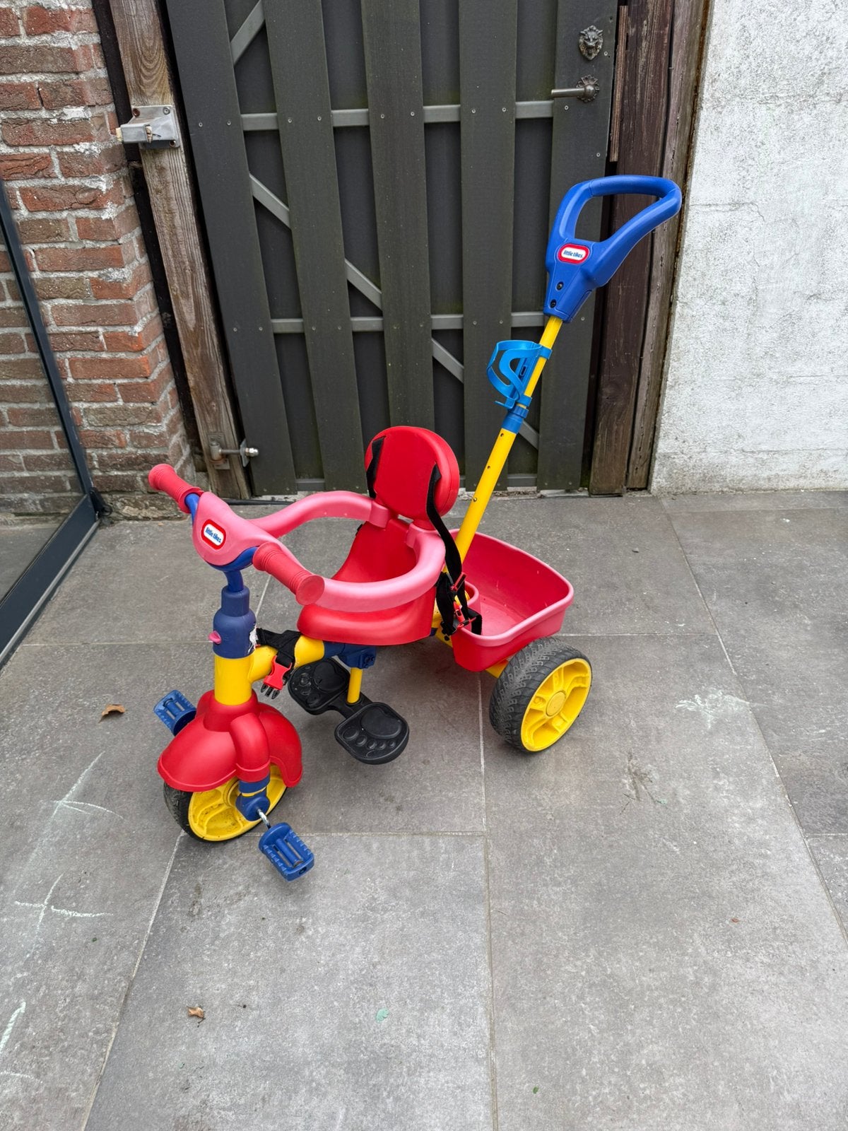 Driewieler Little Tikes, Ophalen, Gebruikt, Duwstang
