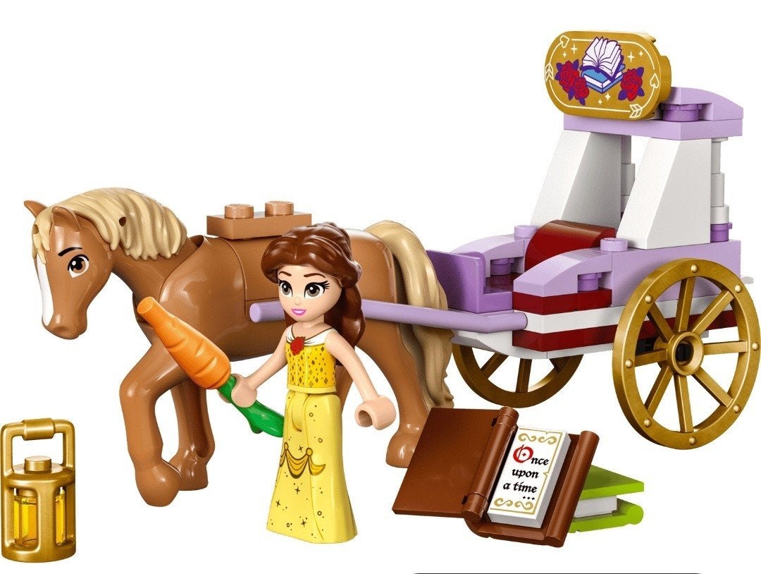 Belle's paardenkoets Lego, Kinderen en Baby's, Ophalen, Lego, Zo goed als nieuw, Minifiguur
