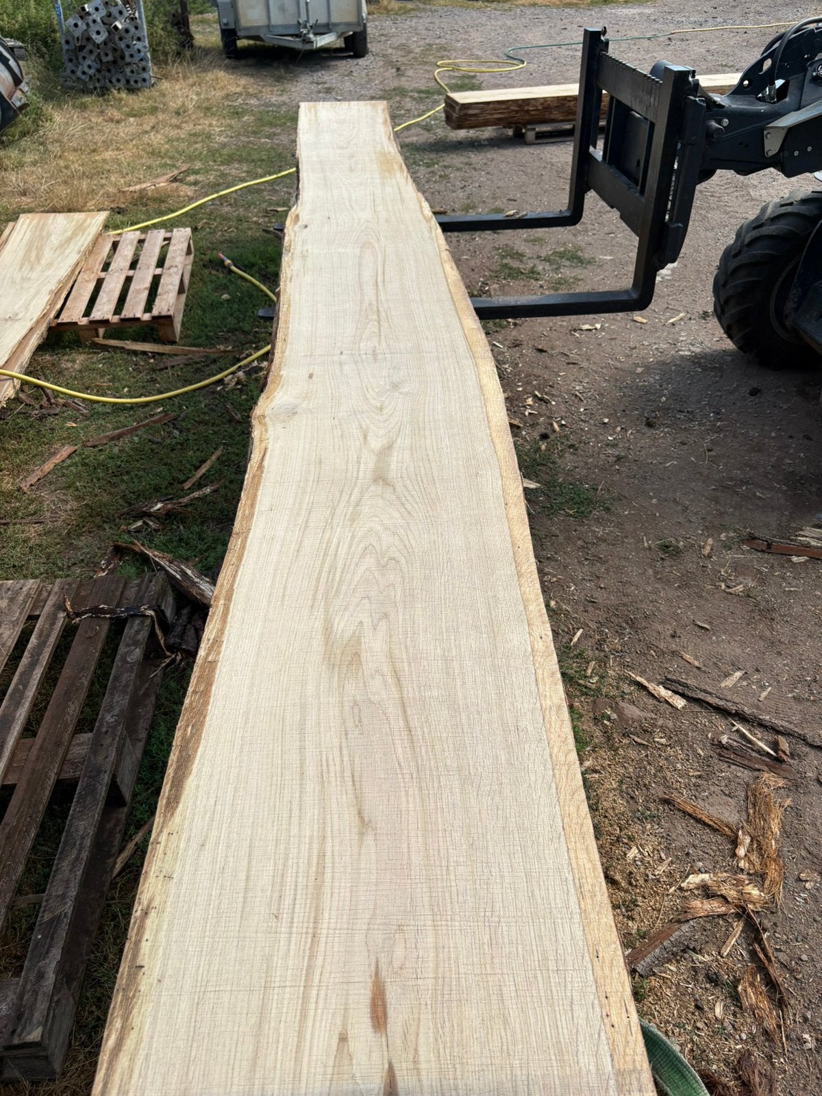 Schaaldeel eik 8,5cm, Doe-het-zelf en Bouw, Hout en Planken, Ophalen, Zo goed als nieuw