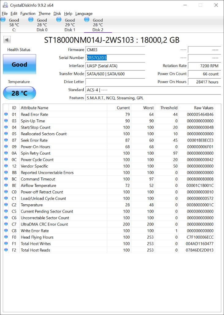 Seagate Exos X18 - Disque dur  18 To - Bon état, 18TB, Enlèvement ou Envoi, Interne, Seagate