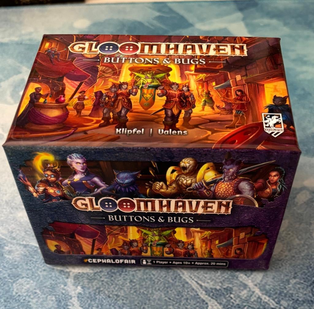Gloomhaven: Buttons & Bugs (als nieuw), Hobby en Vrije tijd, Een of twee spelers, Ophalen of Verzenden, Zo goed als nieuw
