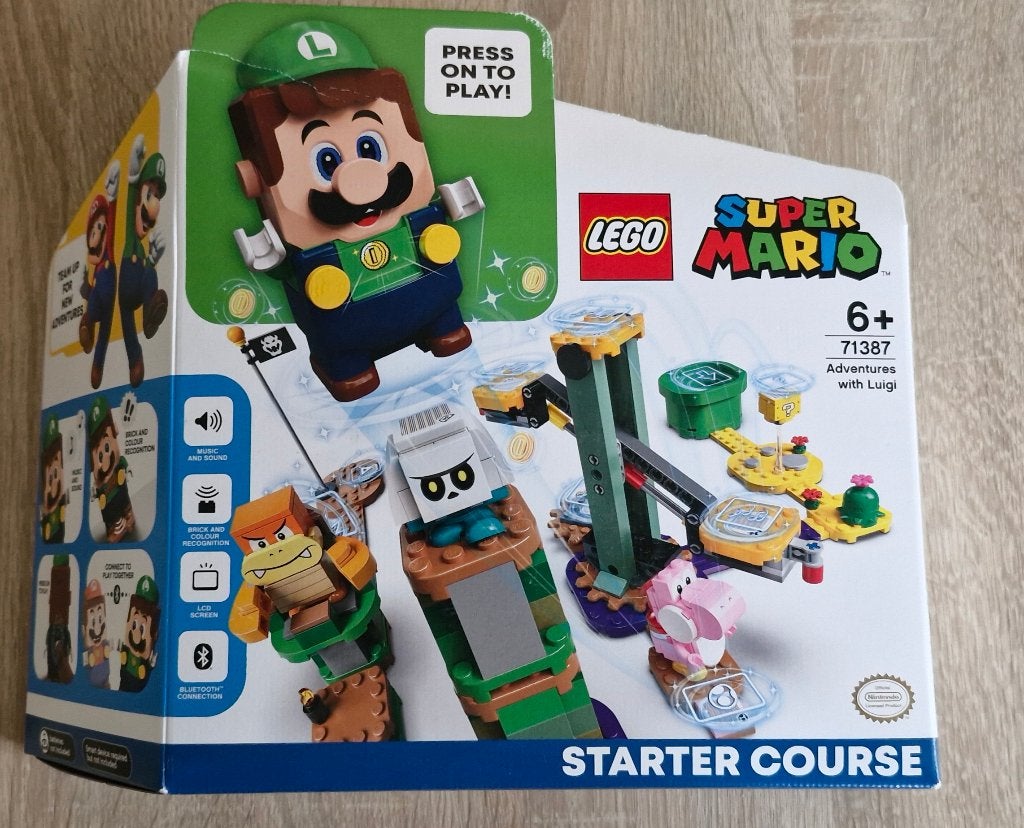 Lego Super Mario Bundel - Luigi & Reznor, Kinderen en Baby's, Speelgoed | Duplo en Lego, Overige thema's, Lego, Nieuw, Ophalen of Verzenden