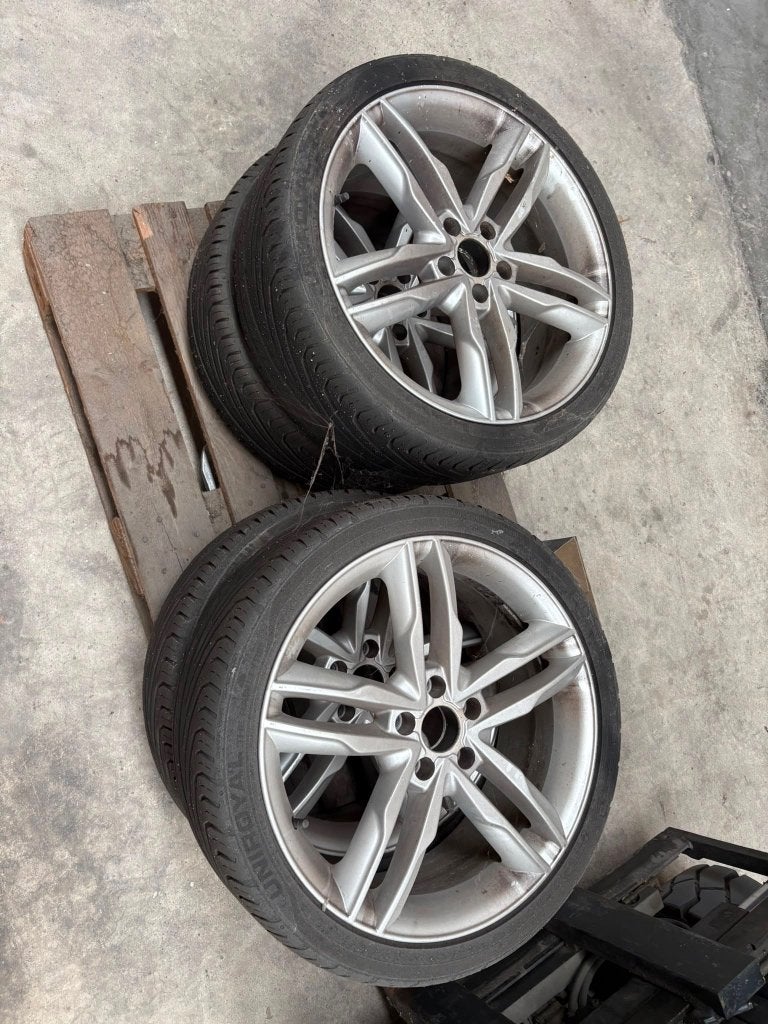 Audi S5 velgen en banden, Auto-onderdelen, Gebruikt, Band(en), Personenwagen, Zomerbanden