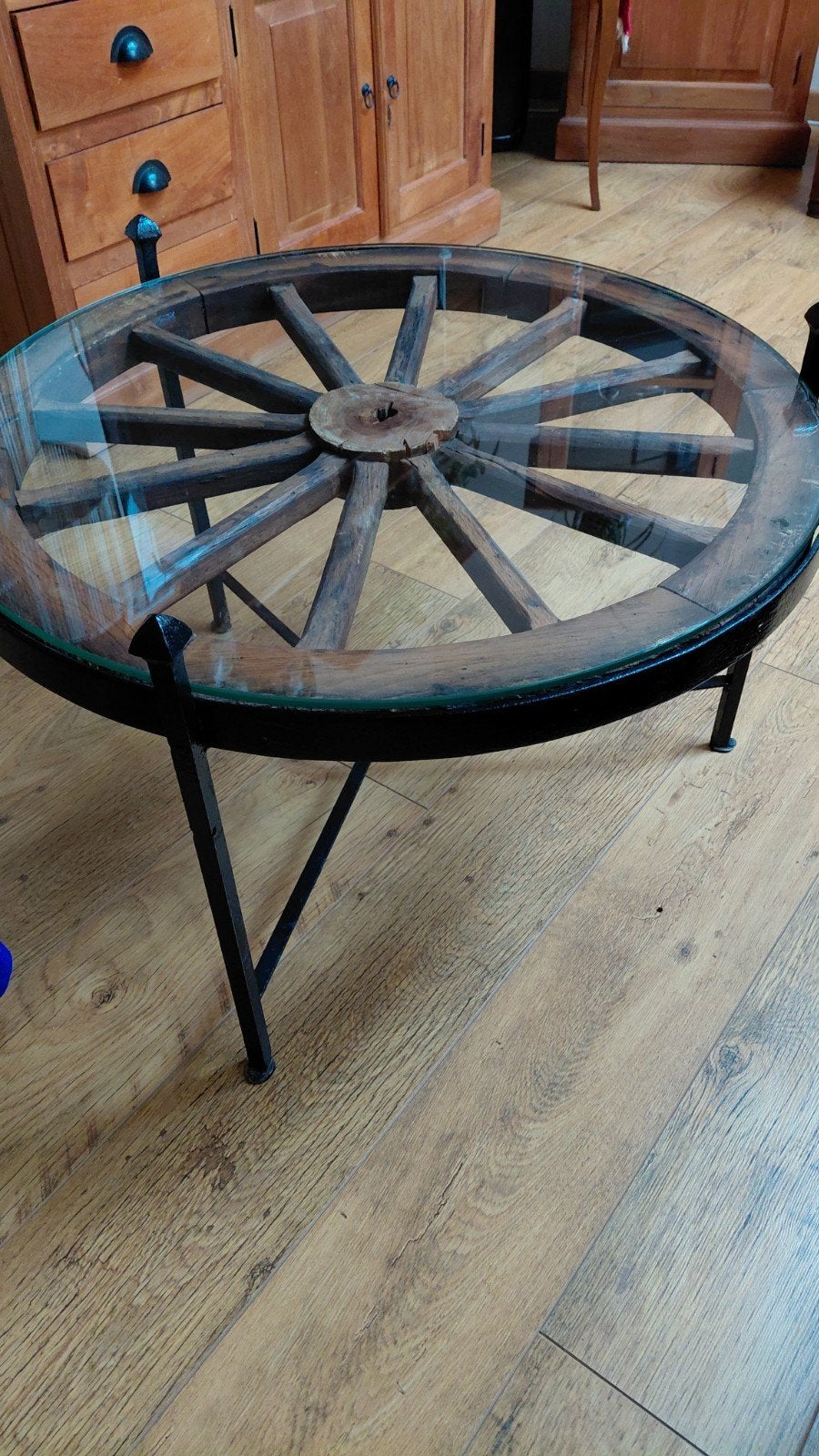 table en fer forgé