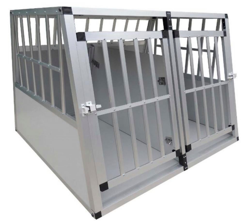 K9 Autobox Alu 91x105x70cm, Dieren en Toebehoren, Ophalen, Zo goed als nieuw