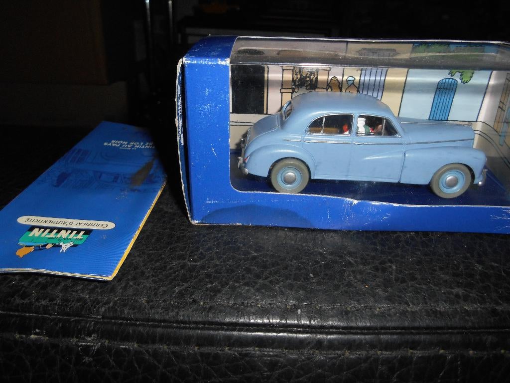 Voiture Tintin 60 avec certificat, Enlèvement ou Envoi, Tintin