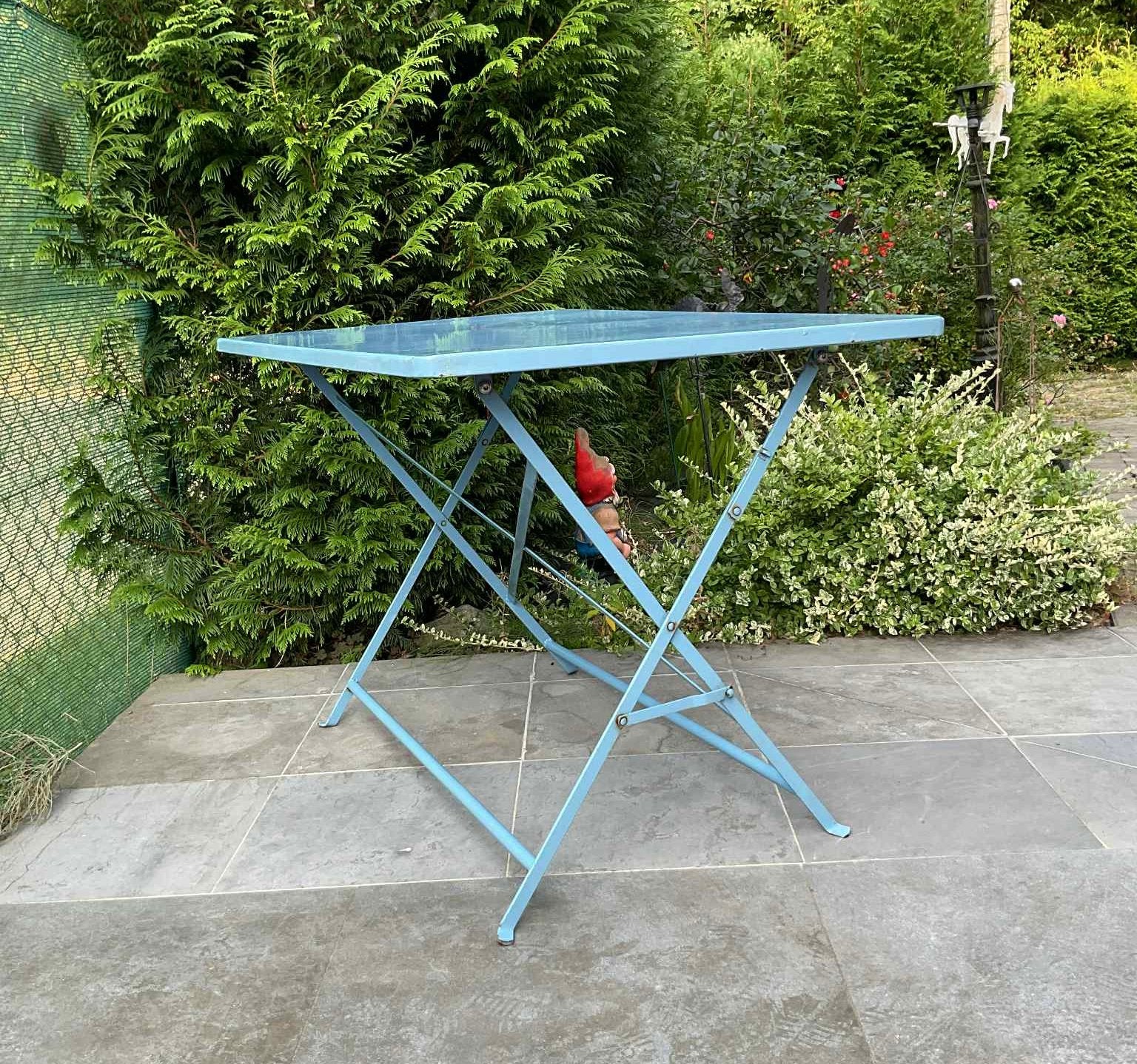 Table de jardin pliante vintage, Jardin & Terrasse, Enlèvement, Utilisé