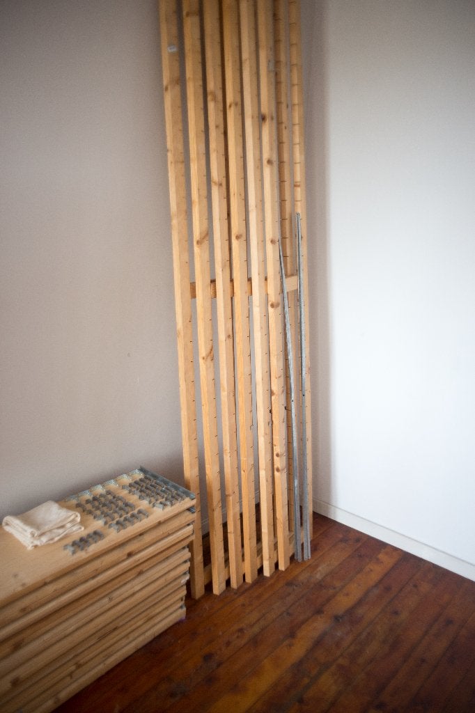 Houten stellingkast/boekenkast van Bruynzeel, Ophalen, Met plank(en), 200 cm of meer, 150 tot 200 cm