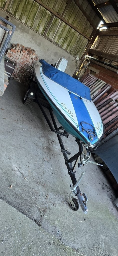 Piranha speedboot 50pk met trailer, Watersport en Boten, Ophalen, Overige merken, Gebruikt, Minder dan 70 pk