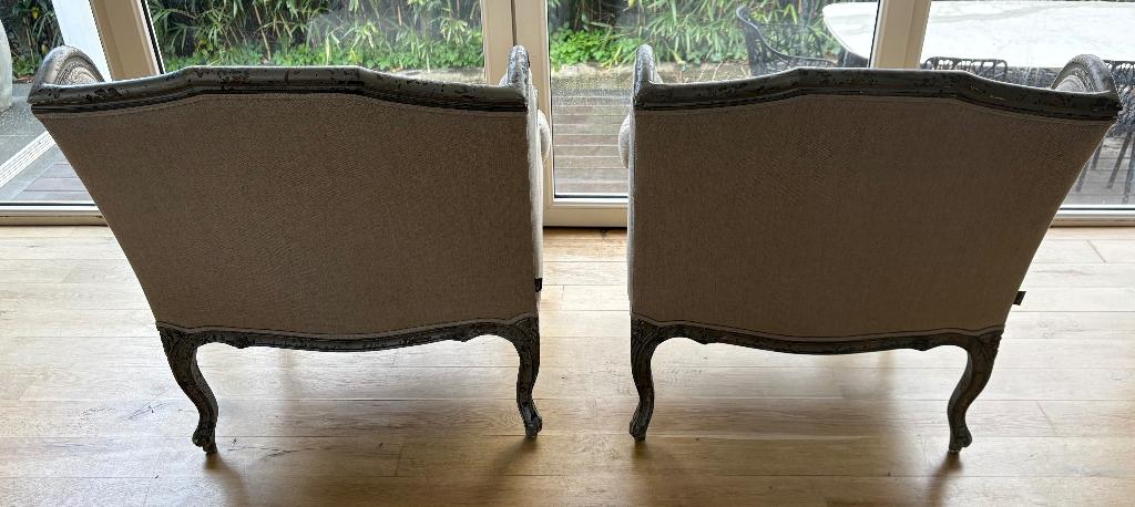 Deux fauteuils, Ophalen, Gebruikt, Minder dan 75 cm, Intemporelle & classique