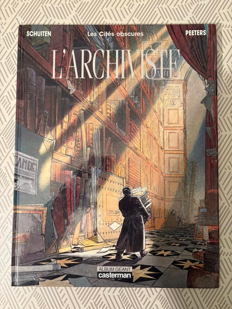 Les Cités obscures – L’Archiviste – Schuiten (grand format), Livres, BD, Utilisé, Enlèvement ou Envoi