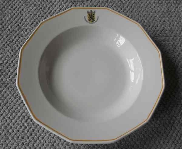 Assiette du restaurant du casino de Namur, Enlèvement
