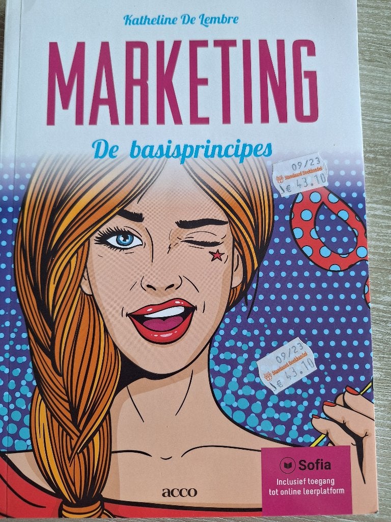 Boek Marketing, de basisprincipes., Boeken, Ophalen, Nieuw, Hogeschool