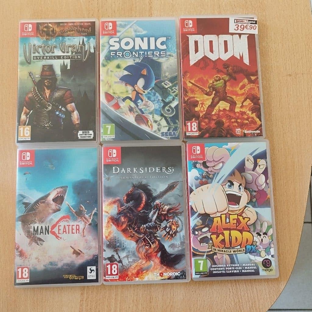 Lot de différents jeux switch, Online, Vanaf 18 jaar, Overige genres, 1 speler