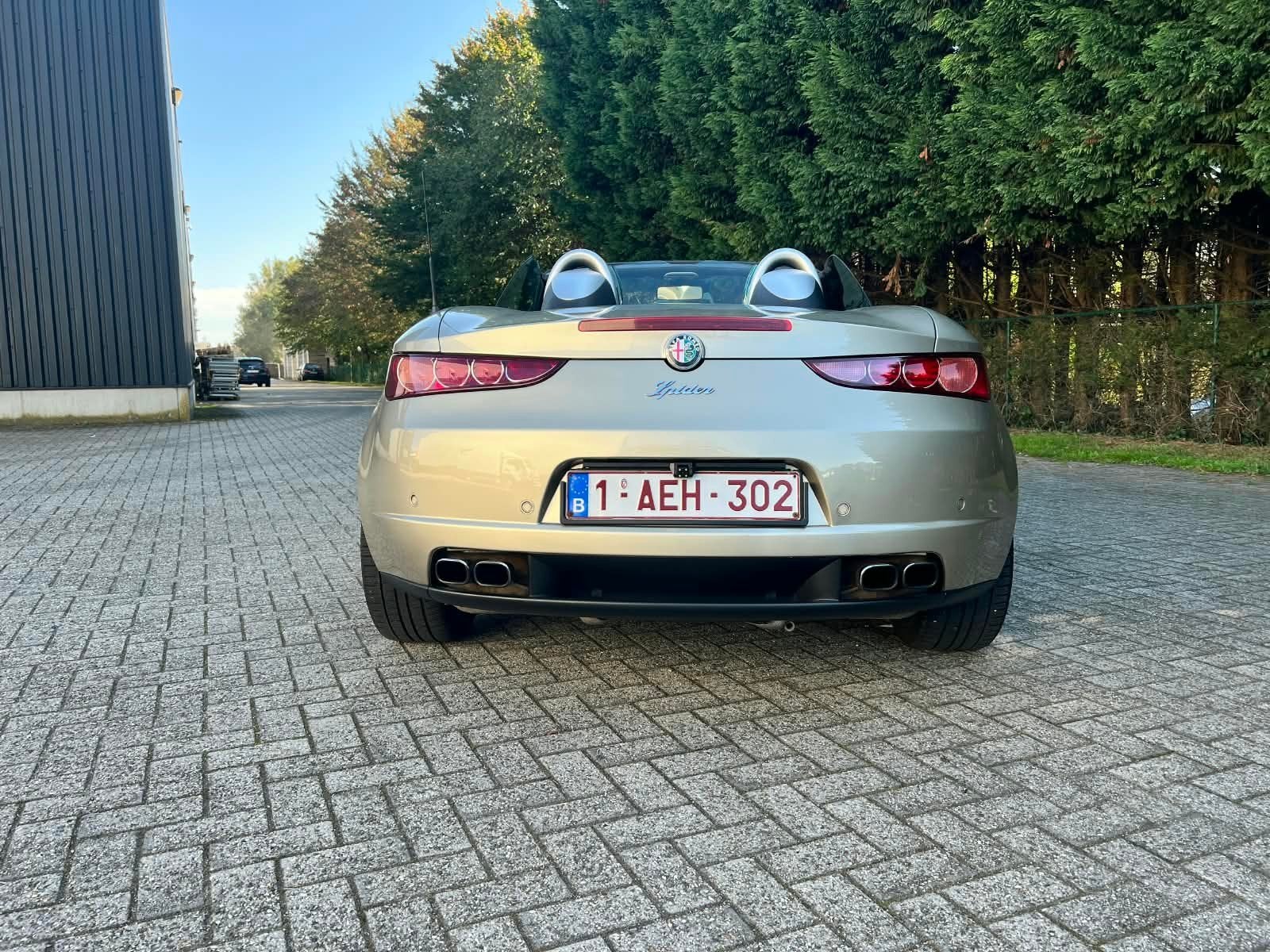Alfa Romeo Brera Spider 2.2 JTS, Auto's, Voorwielaandrijving, Zwart, Cabriolet, Spider