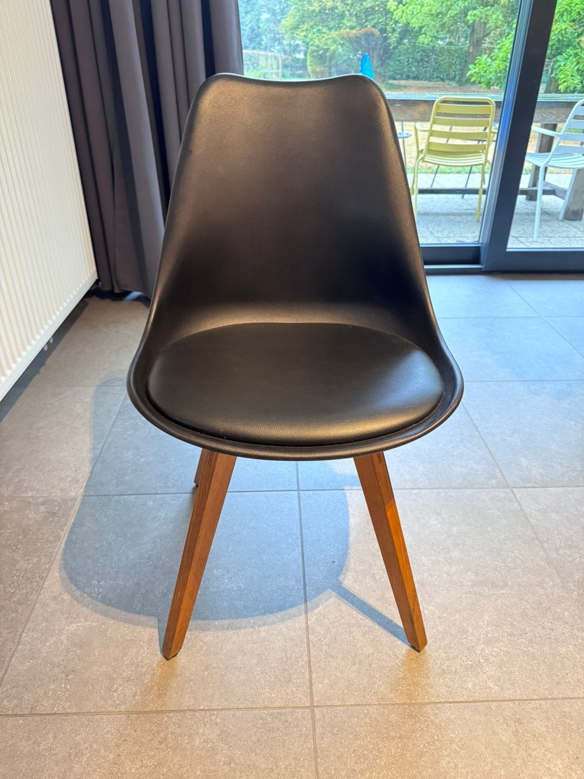 Xdays eetkamerstoelen set van 4 stuks zwart, Ophalen, Gebruikt, Zwart, Vier