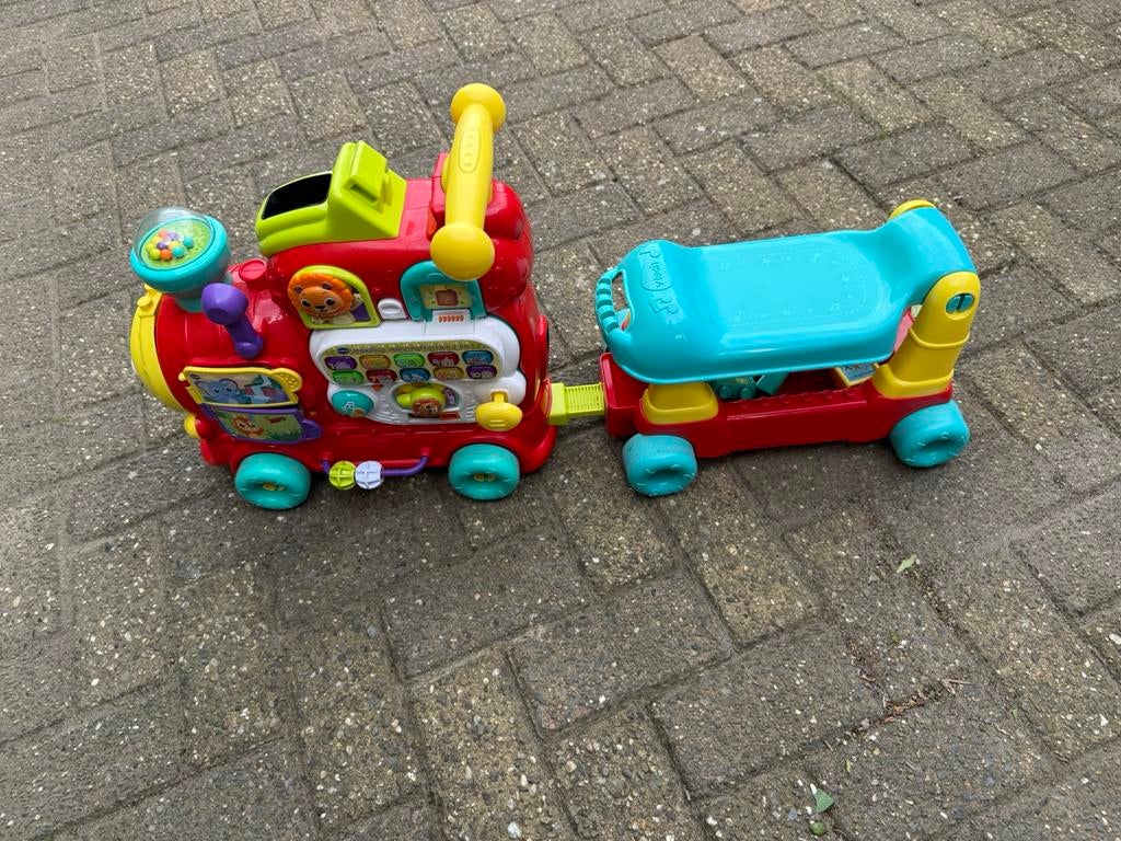 Looptrein locomotief vtech Franstalig, Kinderen en Baby's, Ophalen, Zo goed als nieuw