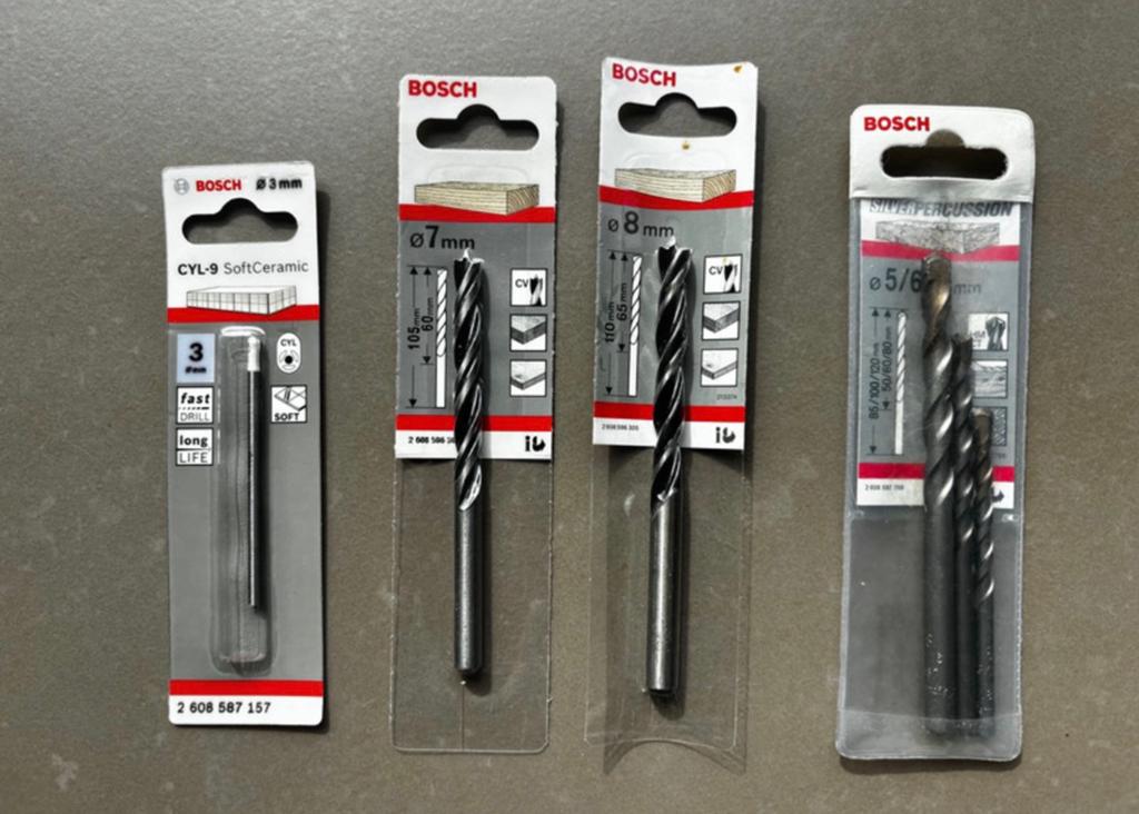 Set de perceuses Bosch New (6 pièces), Enlèvement