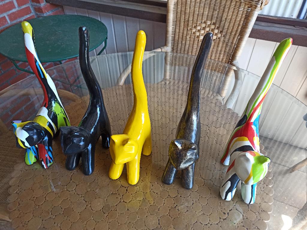 poesje, Tuin en Terras, Tuinbeelden, Ophalen, Nieuw, Kunststof, Dierenbeeld