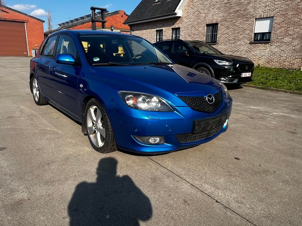 MAZDA3 BENZINESPORT DESING 2006 MET XENON PERFECTE STAAT, Autos, Mazda, Achat, Entreprise, Boîte manuelle, Noir