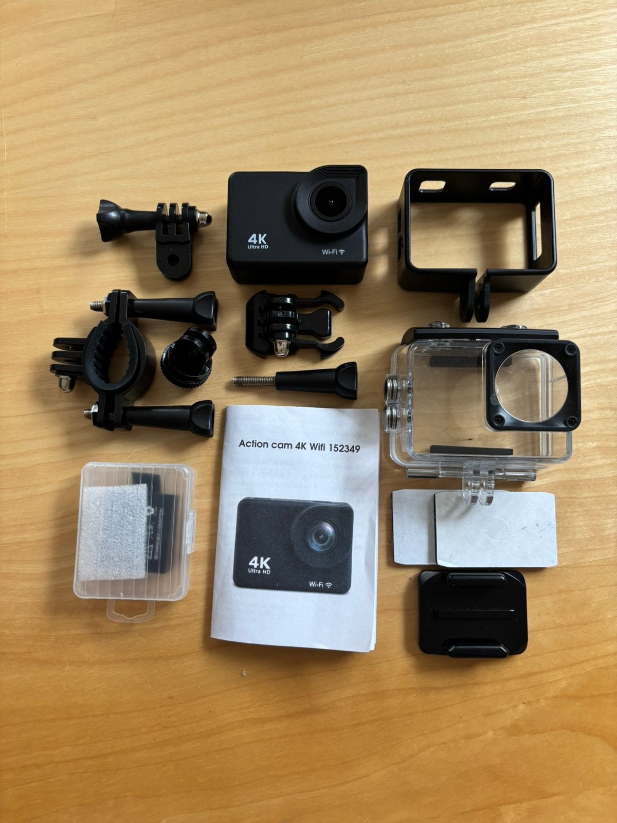 Sportawa action camera 4k + accesoires, Audio, Tv en Foto, Actiecamera's, Ophalen