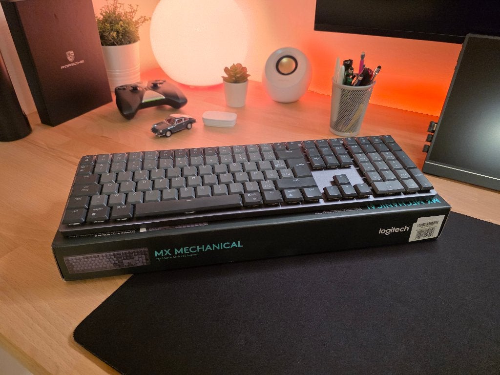 Logitech MX mechanisch toetsenbord - AZERTY, Ophalen, Logitech, Azerty, Zo goed als nieuw