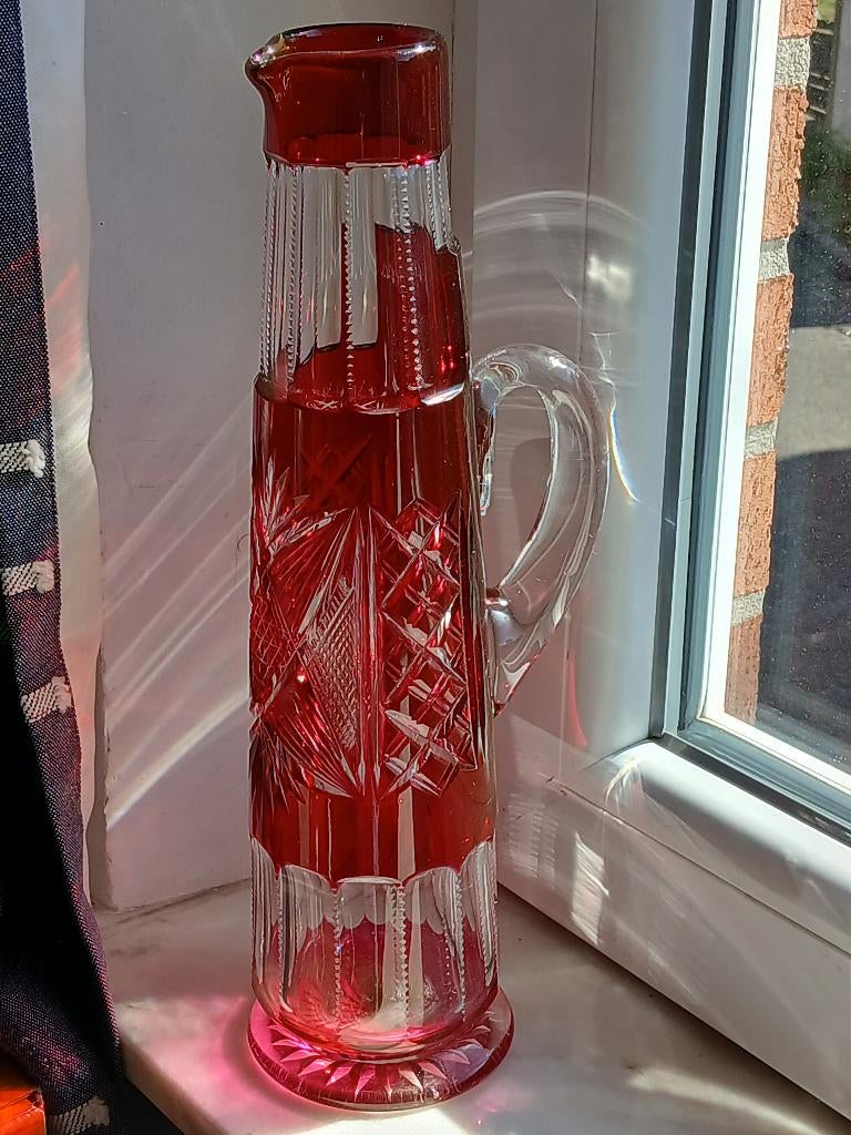 carafe cannette a champagne val saint lambert 1900 a 1915, Ophalen of Verzenden