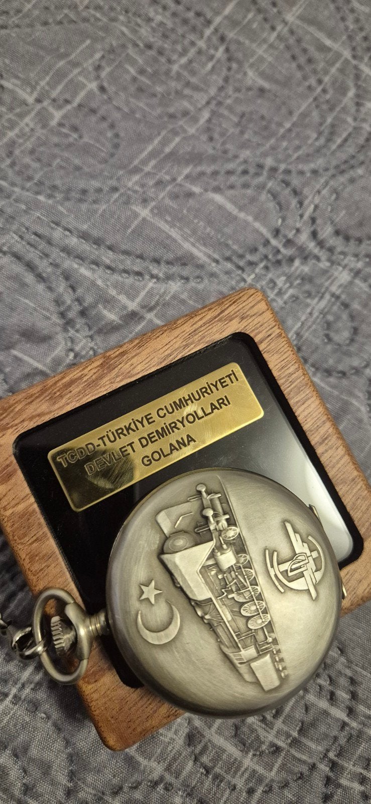 montre de poche mécanique TCDD, Postzegels en Munten, Ophalen, Overige materialen
