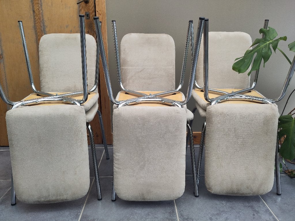 Gestoffeerde stoelen, Ophalen, Gebruikt, Overige kleuren, Vijf, Zes of meer stoelen